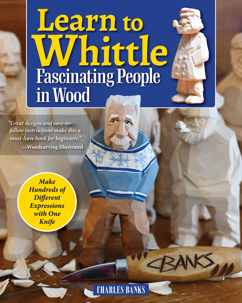 Portada: Learn to Whittle Fascinating People in Wood