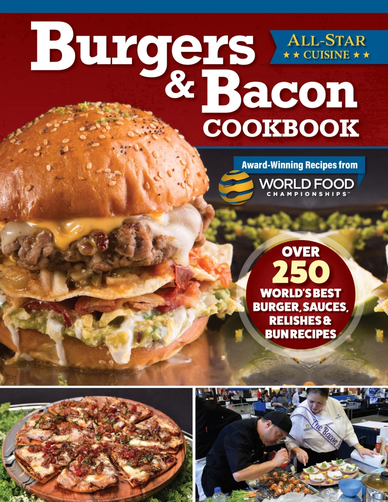 Portada: Burgers & Bacon Cookbook
