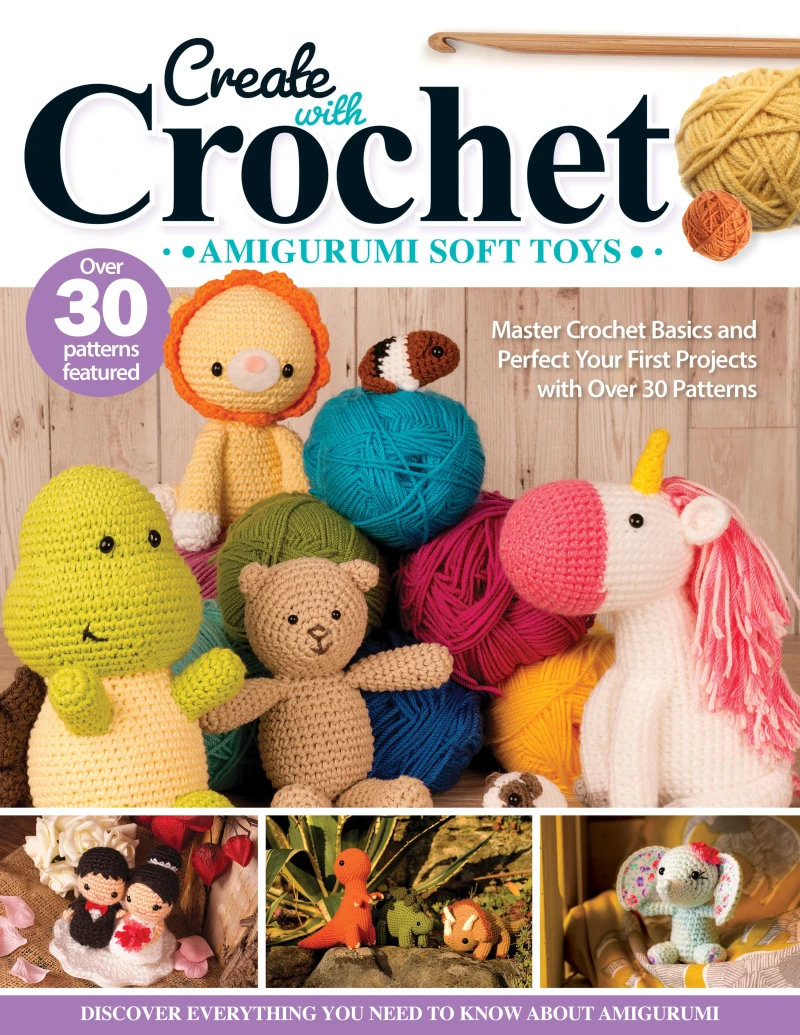 Portada: Create with Crochet: Amigurumi Soft Toys