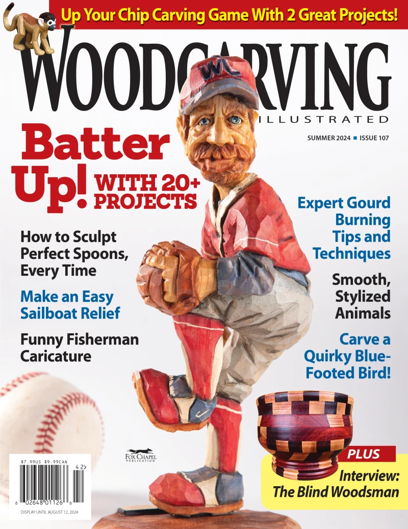 Portada: Woodcarving Illustrated Issue 107 Summer 2024