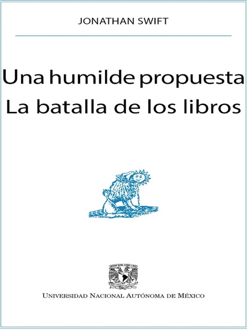 Portada: Una humilde propuesta. La batalla de los libros
