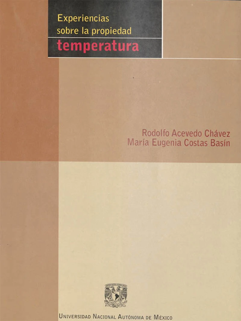 Portada: Experiencias sobre la propiedad temperatura