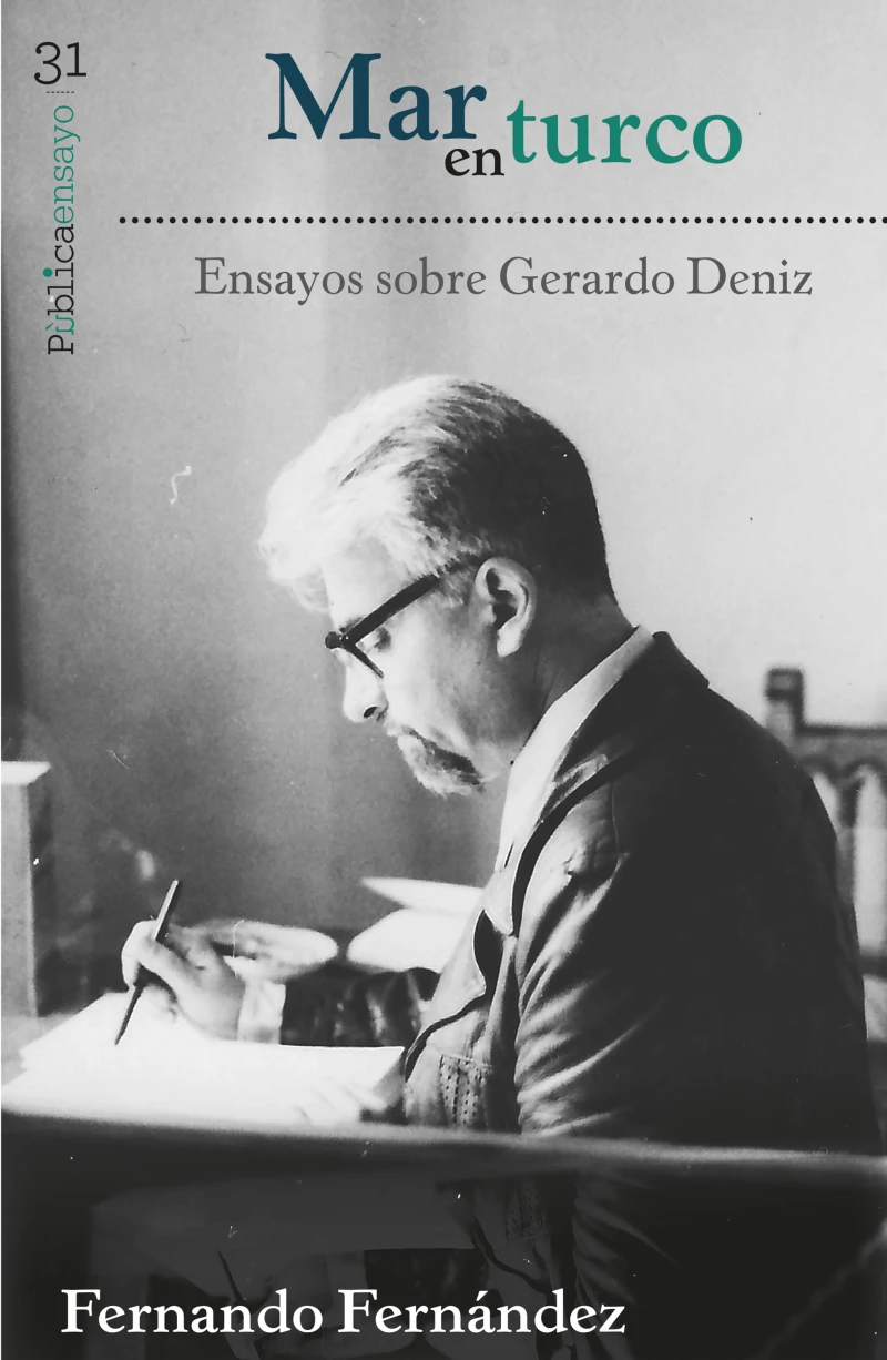 Portada: Mar en turco : ensayos sobre Gerardo Deniz