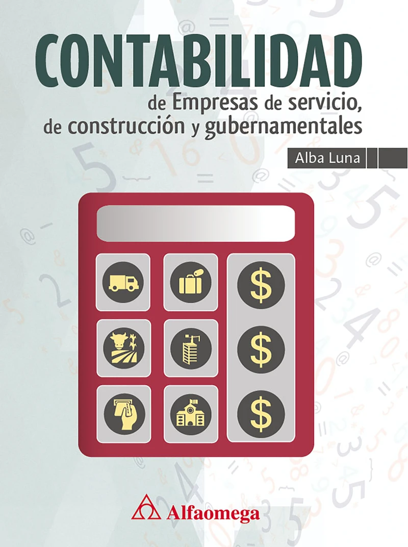 Portada: Contabilidad de empresas de servicio, de construcción y gubernamentales