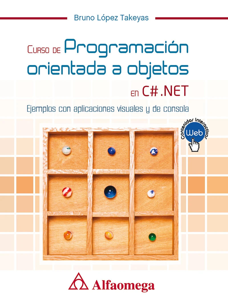 Portada: Curso de programación orientada a objetos en C# .NET