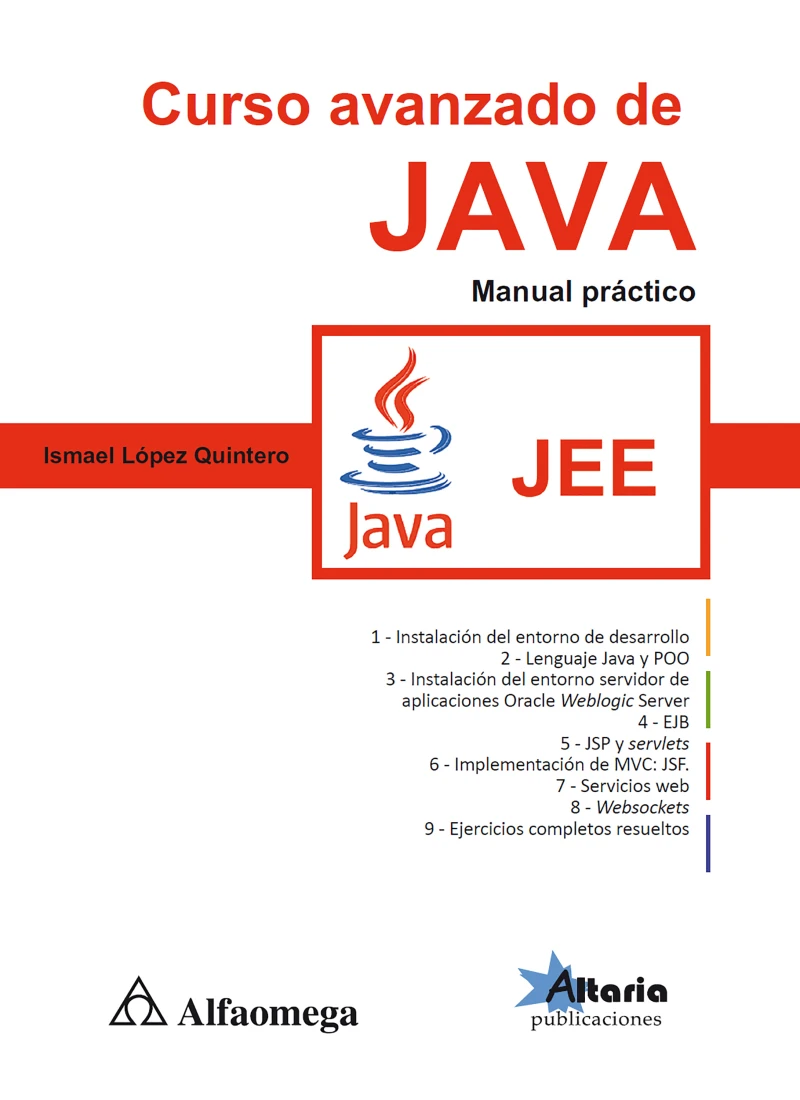 Portada: Curso avanzado de Java
