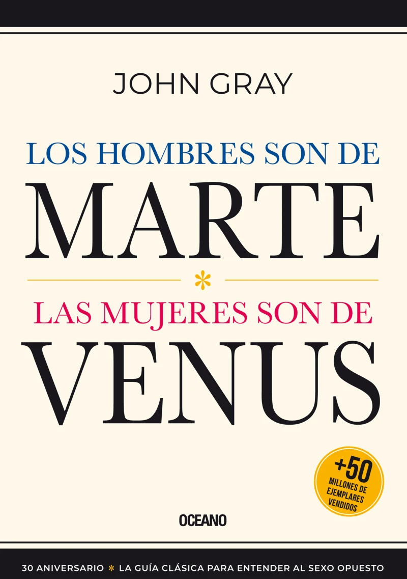 Portada: Los hombres son de Marte, las mujeres son de Venus