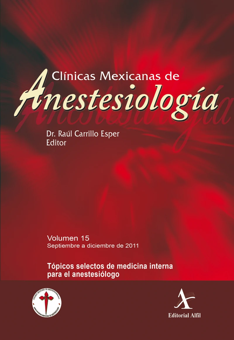 Portada: Tópicos selectos de medicina interna para el anestesiólogo
