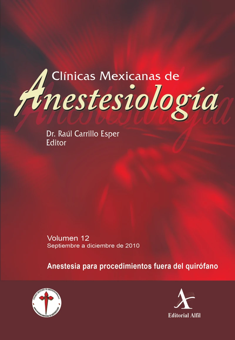 Portada: Anestesia para procedimientos fuera del quirófano