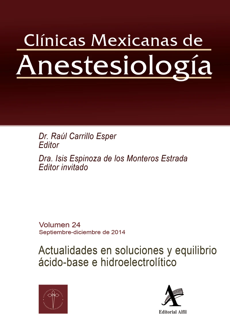 Portada: Actualidades en soluciones y equilibrio ácido-base e hidroelectrolítico