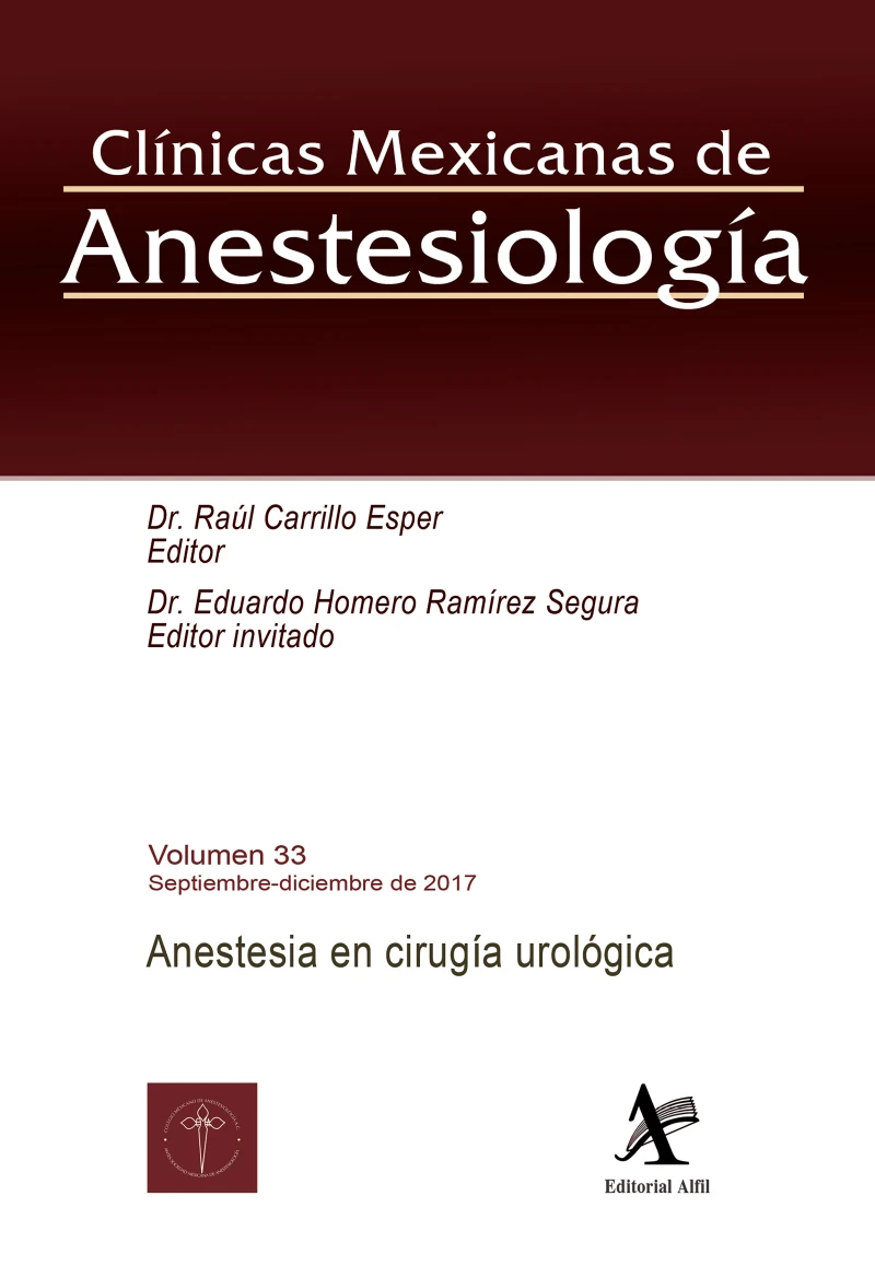 Portada: Anestesia en cirugía urológica