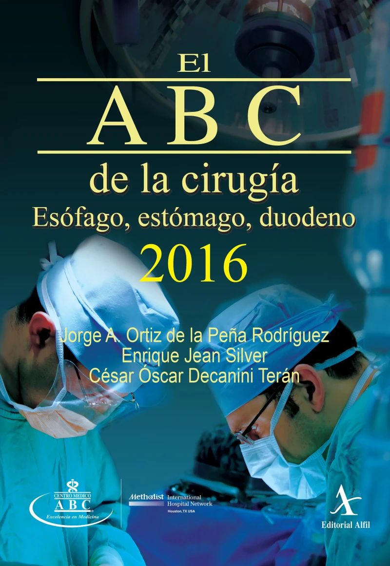 Portada: El ABC de la cirugía 2016. Esófago, estómago, duodeno