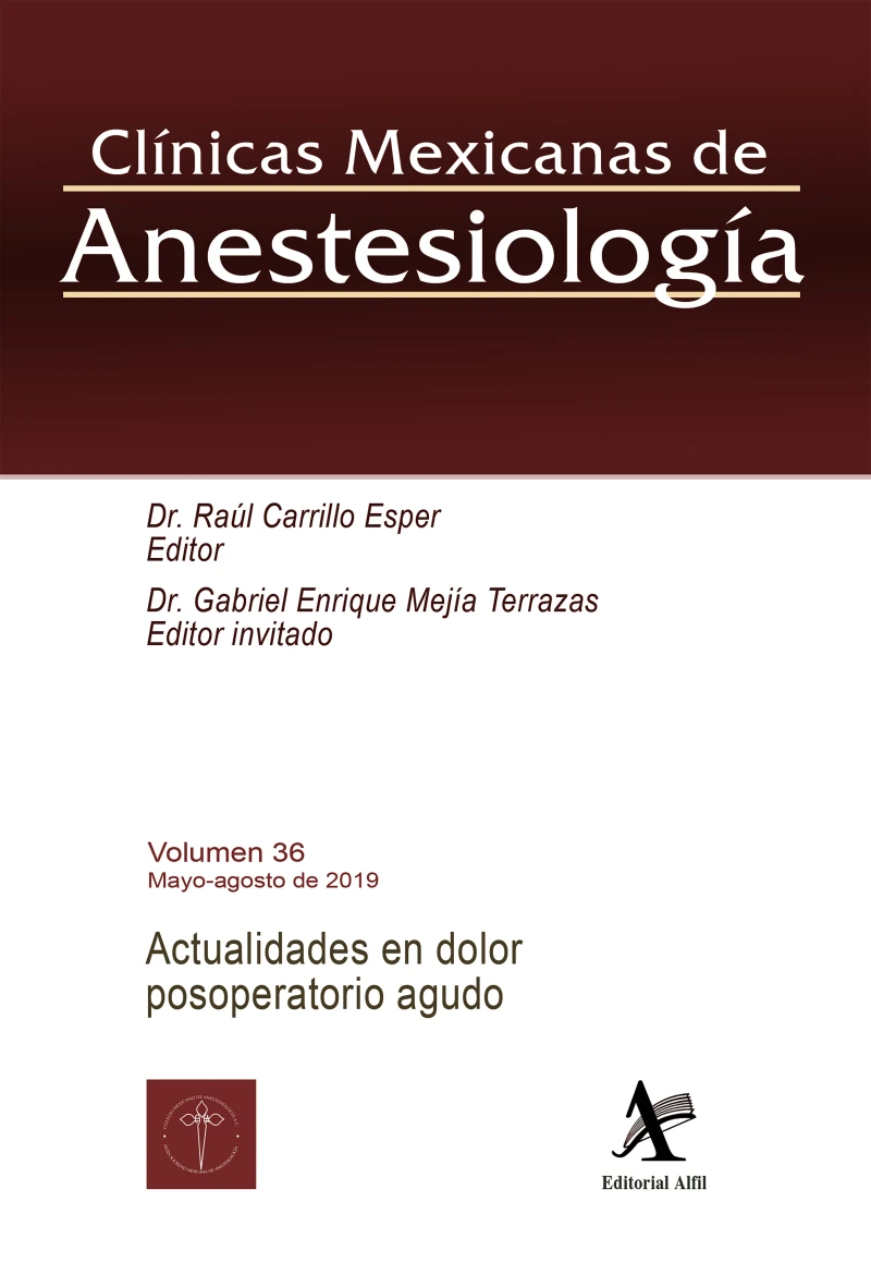 Portada: Actualidades en dolor posoperatorio agudo