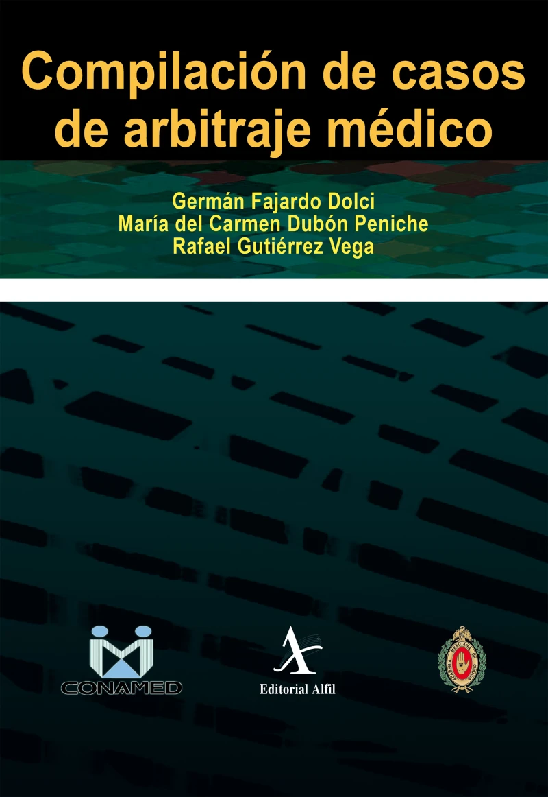 Portada: Compilación de casos de arbitraje médico