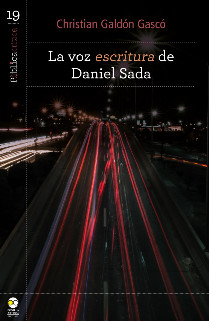 Portada: La voz escritura de Daniel Sada