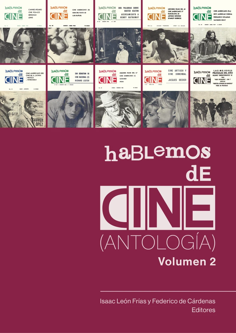 Portada: Hablemos de cine. Antología. Volumen 2.