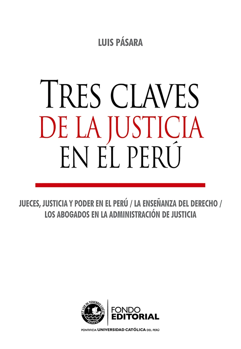 Portada: Tres claves de la justicia en el Perú