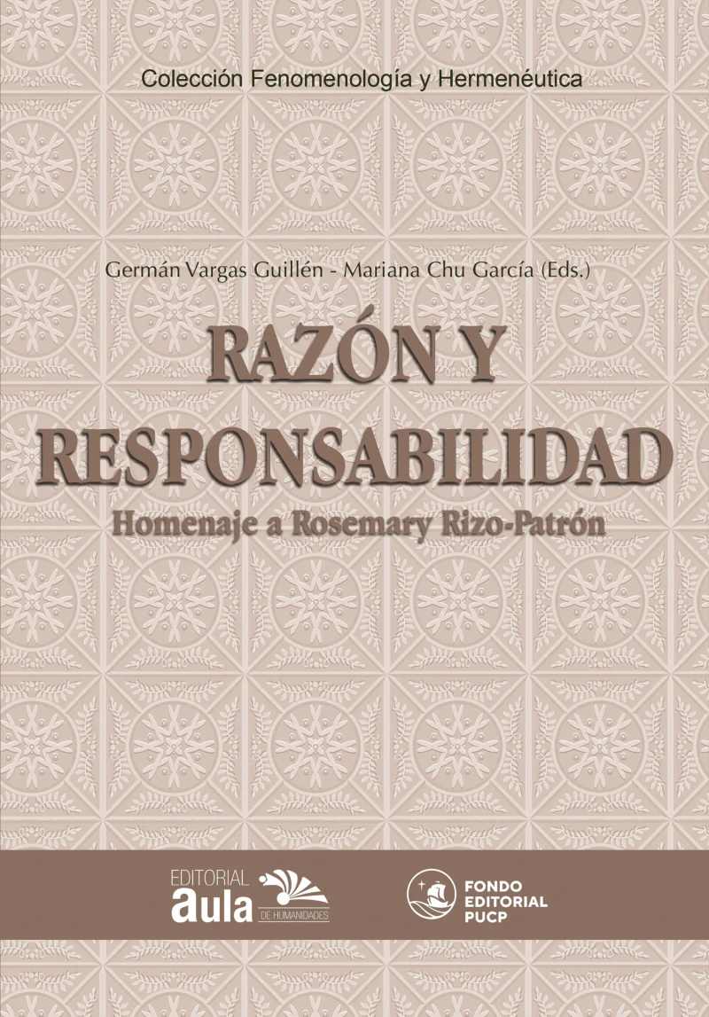 Portada: Razón y responsabilidad. Homenaje a Rosemary Rizo-Patrón de Lerner