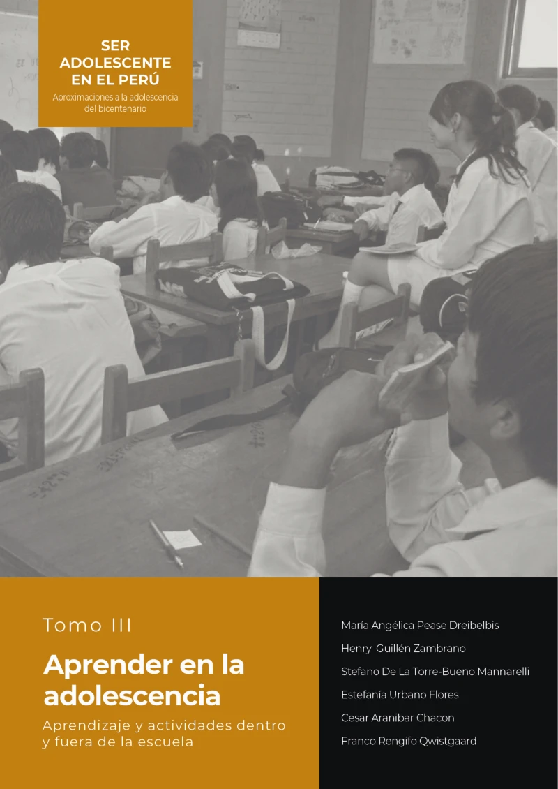 Portada: Aprender en la adolescencia. Aprendizaje y actividades dentro y fuera de la escuela