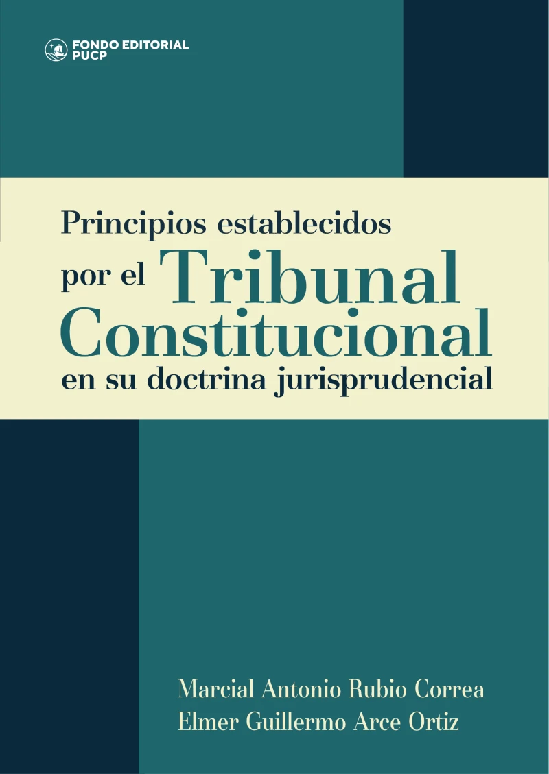 Portada: Principios establecidos por el Tribunal Constitucional en su doctrina jurisprudencial