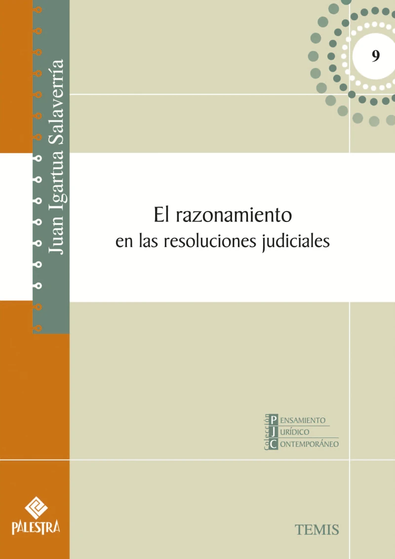 Portada: El razonamiento en las resoluciones judiciales