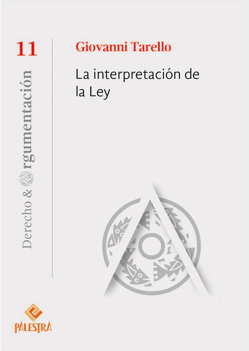 Portada: La interpretación de la ley