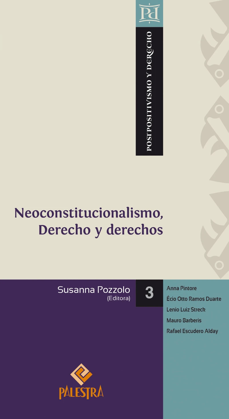 Portada: Neoconstitucionalismo, Derecho y derechos