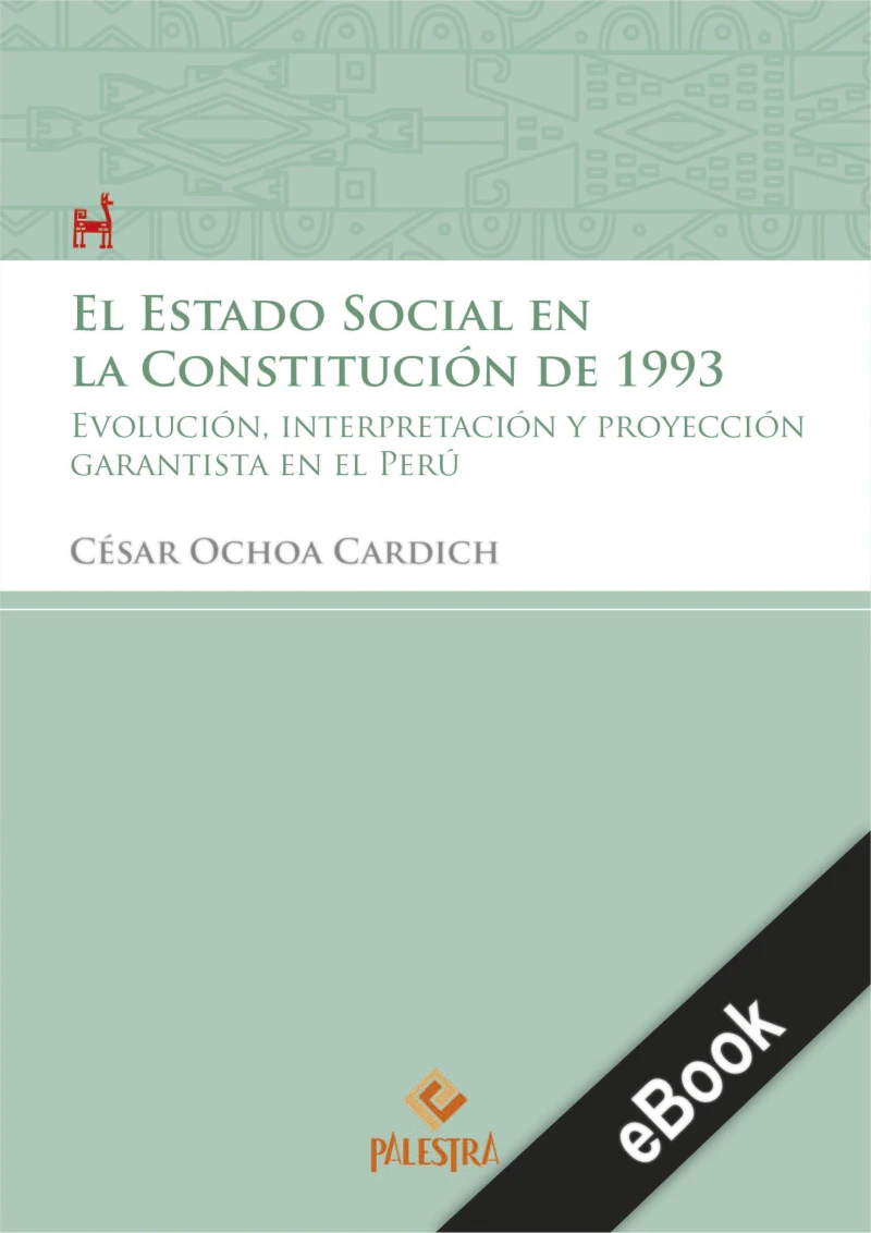 Portada: El estado Social en la Constitución de 1993