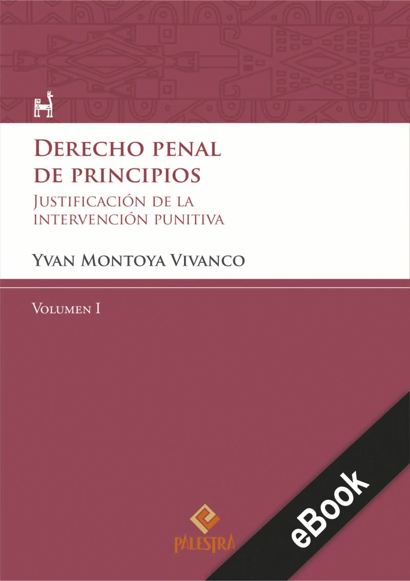 Portada: Derecho penal de principios (Volumen I)