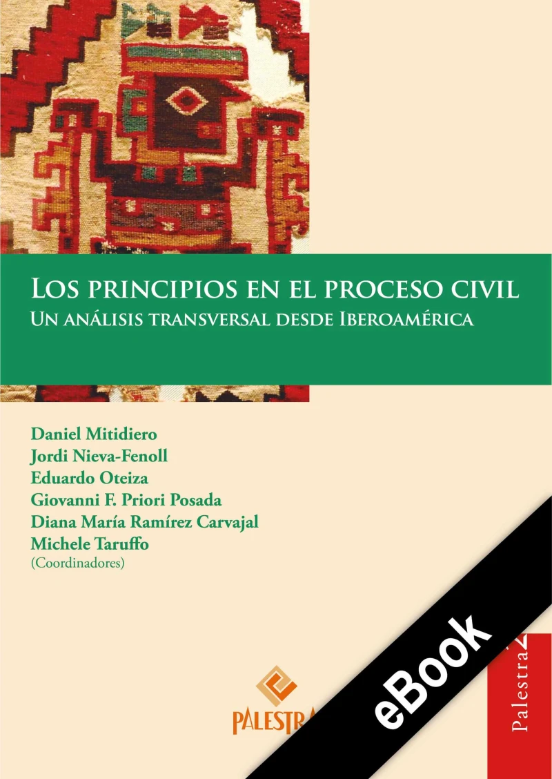 Portada: Los principios en el proceso civil