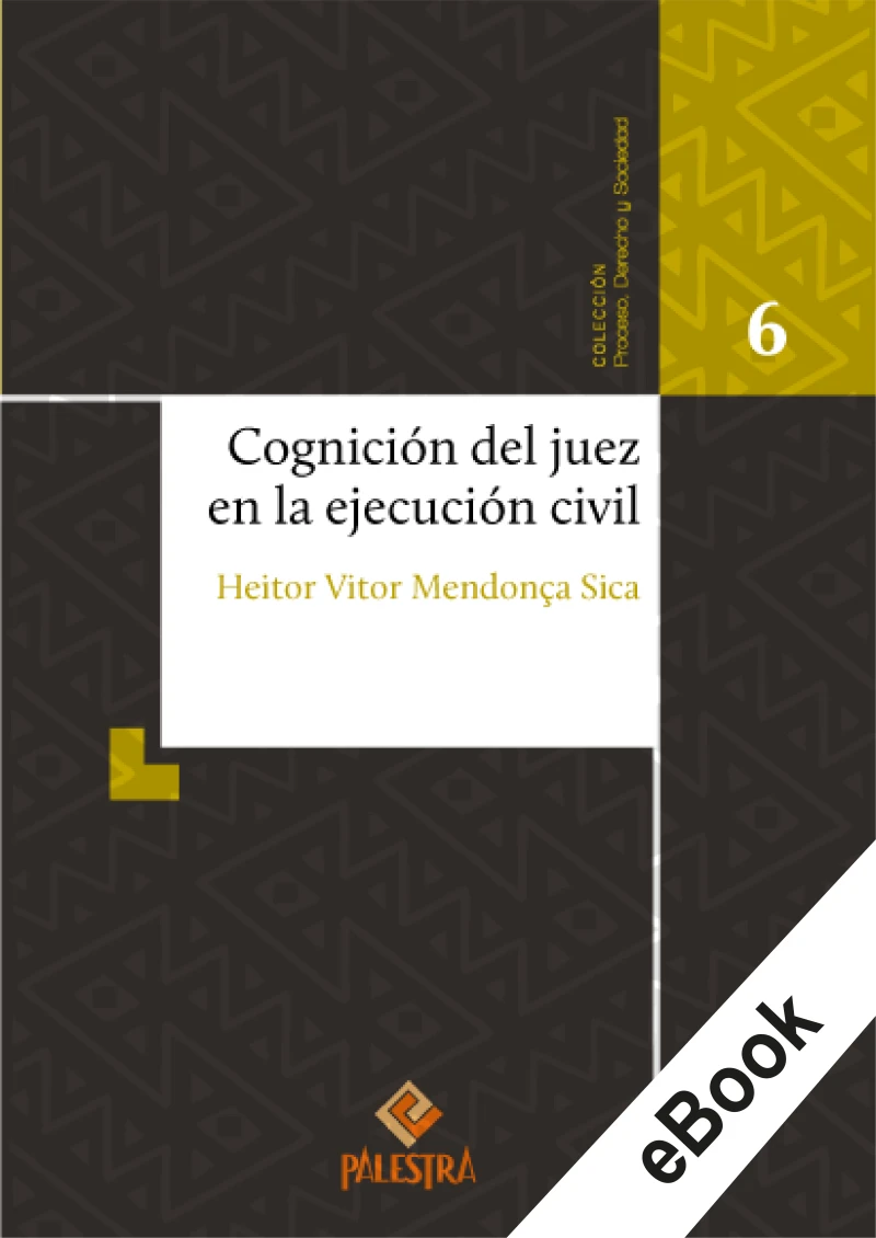Portada: Cognición del juez en la ejecución civil
