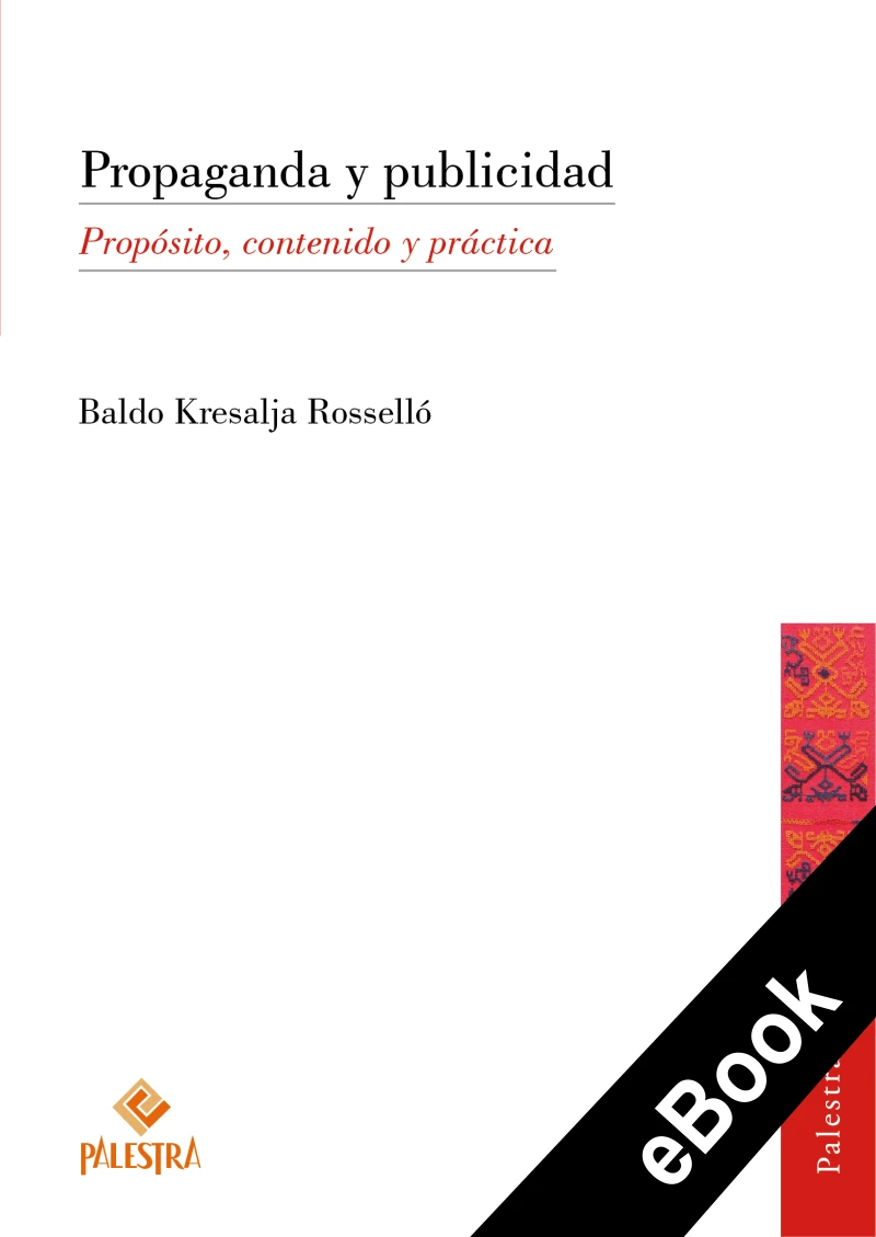 Portada: Propaganda y publicidad