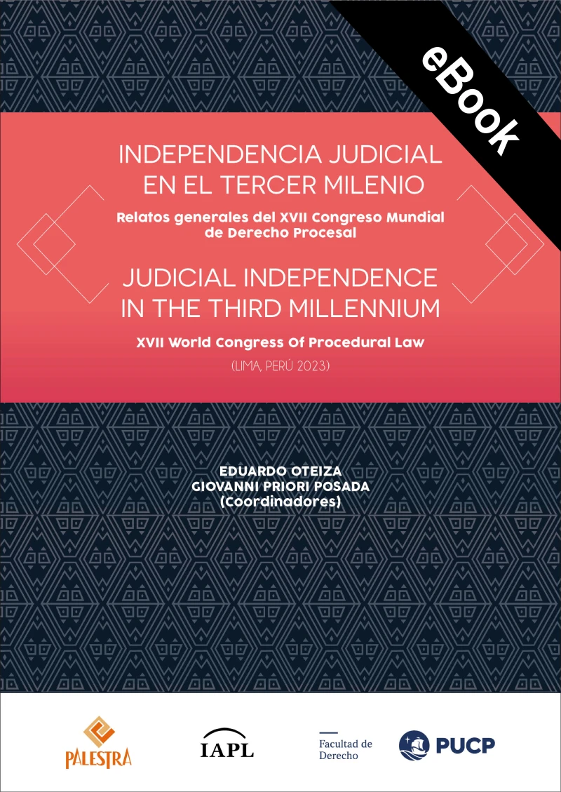 Portada: Independencia judicial en el tercer milenio