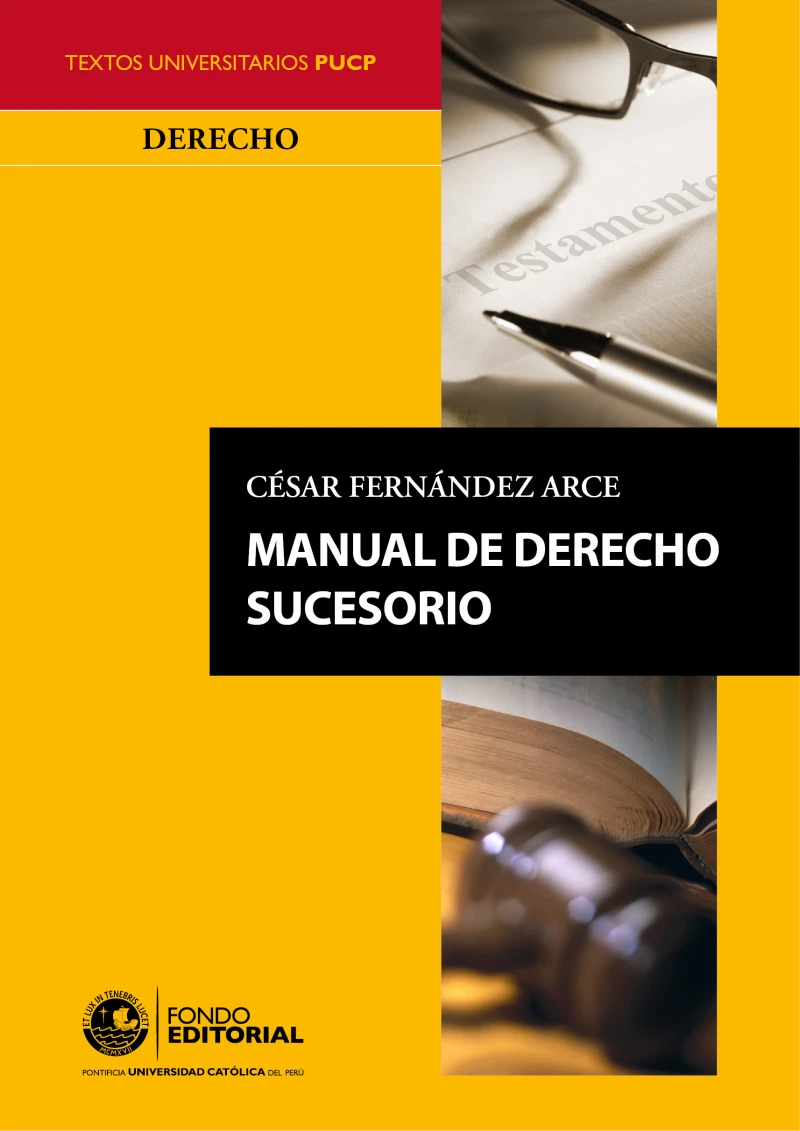 Portada: Manual de derecho sucesorio