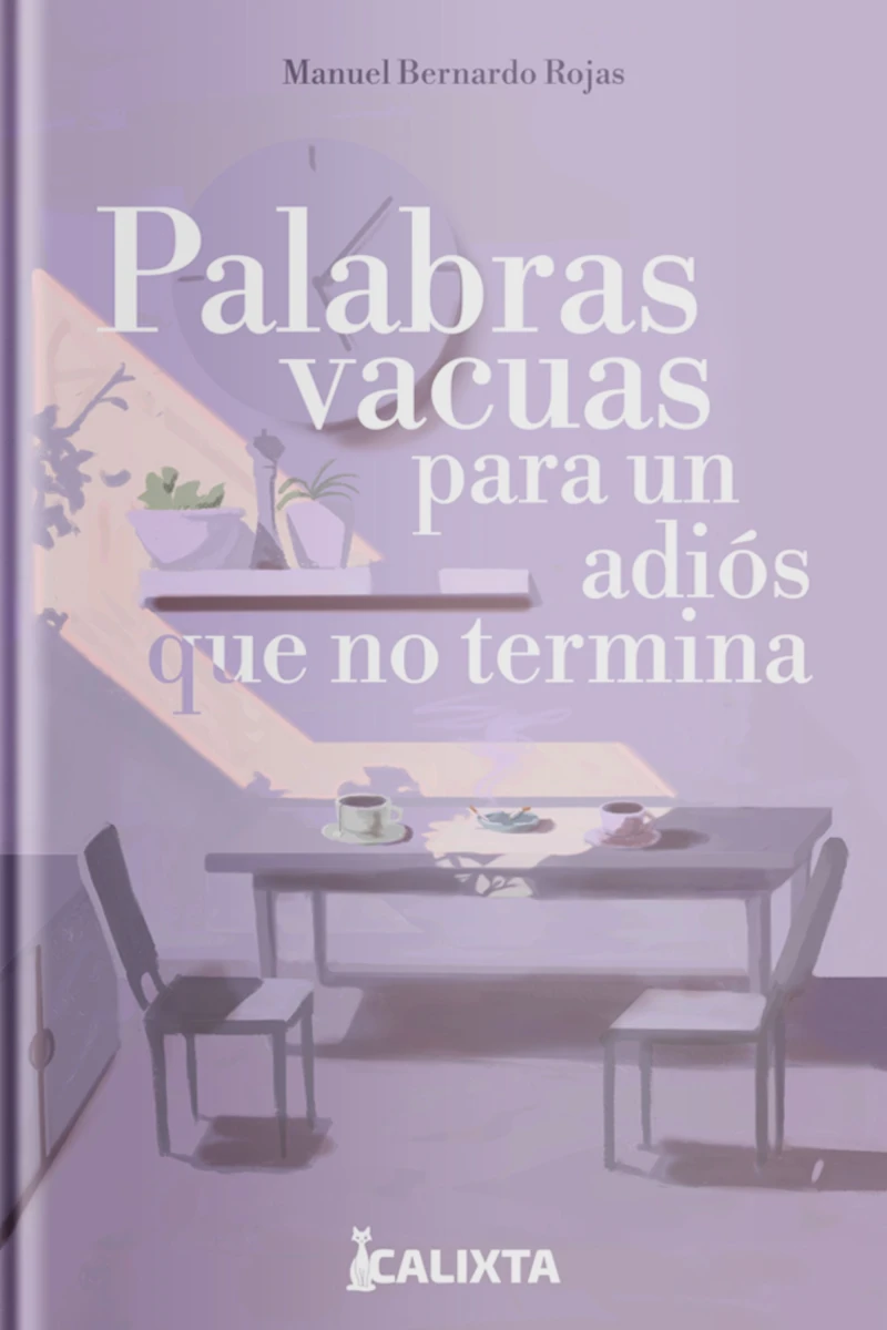 Portada: PALABRAS VACUAS PARA UN ADIÓS QUE NO TERMINA