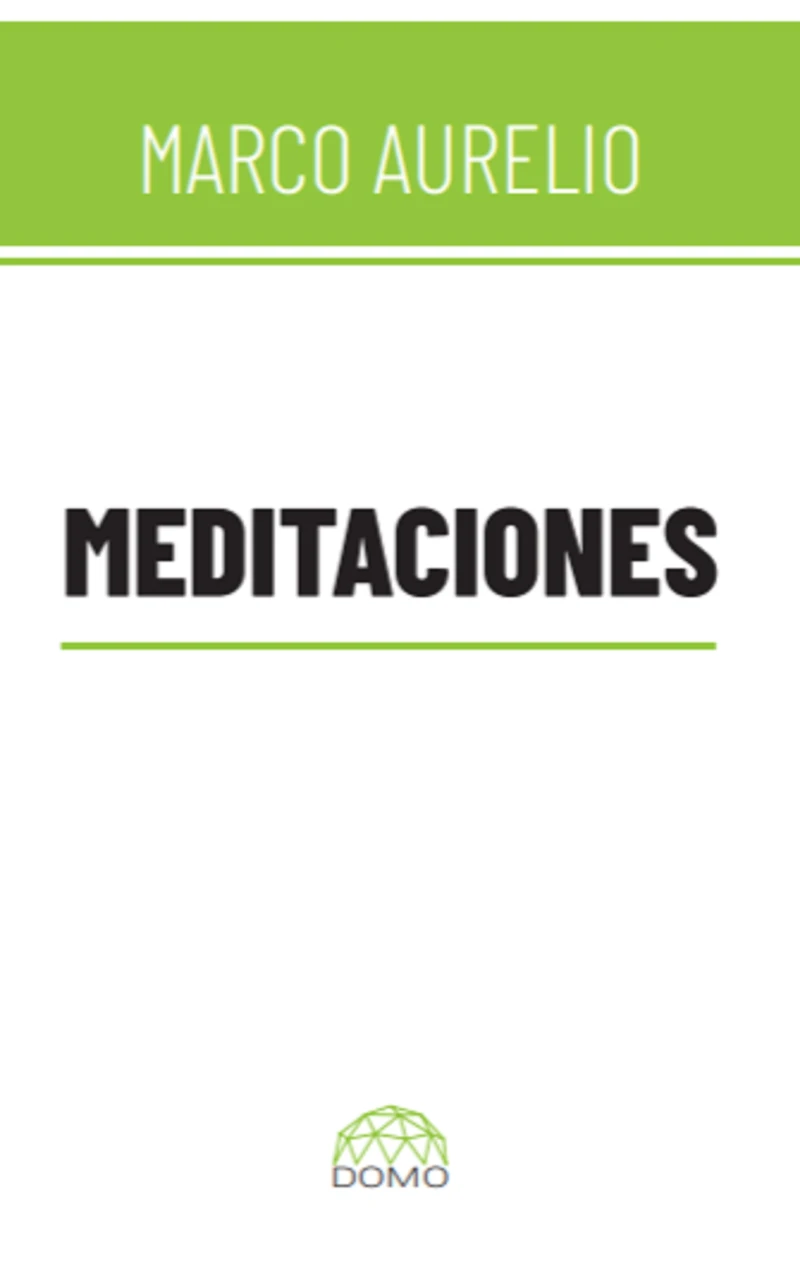 Portada: Meditaciones