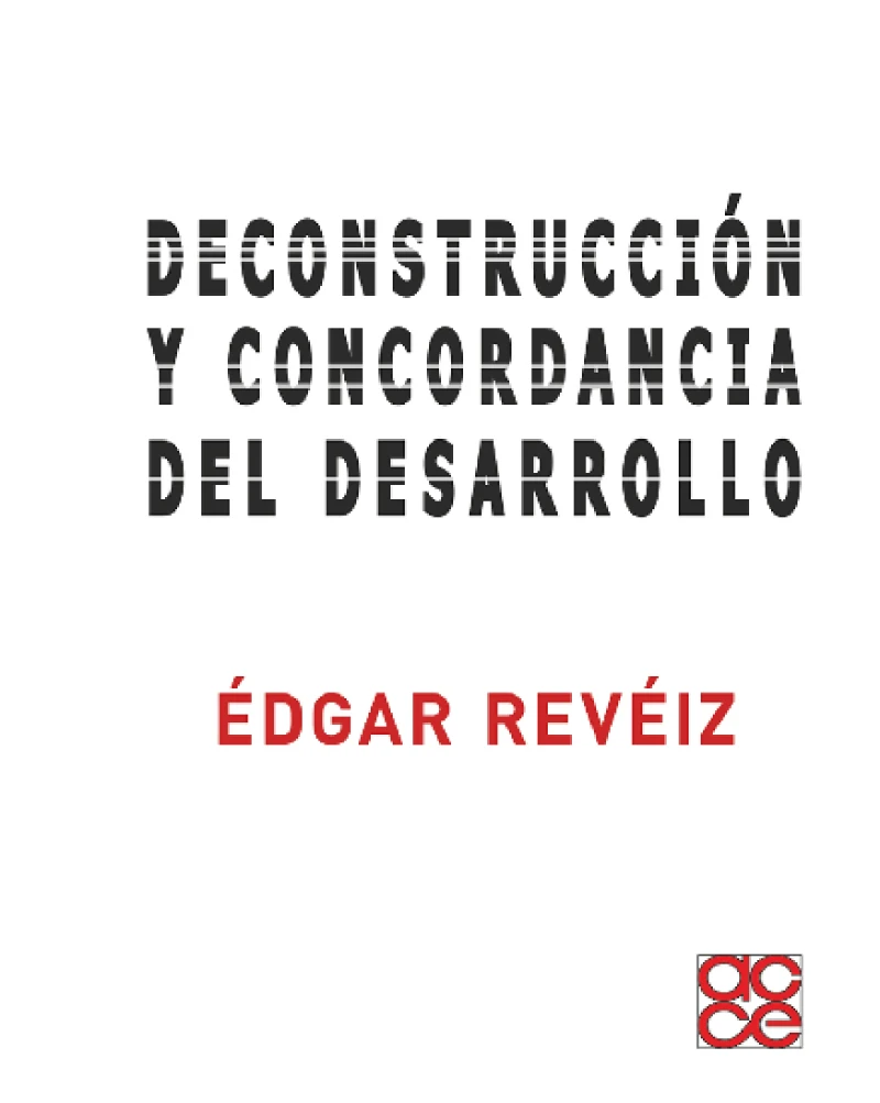 Portada:  Deconstrucción y concordancia del desarrollo