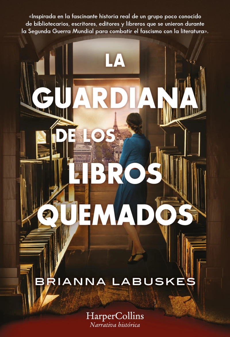 Portada: La guardiana de los libros quemados