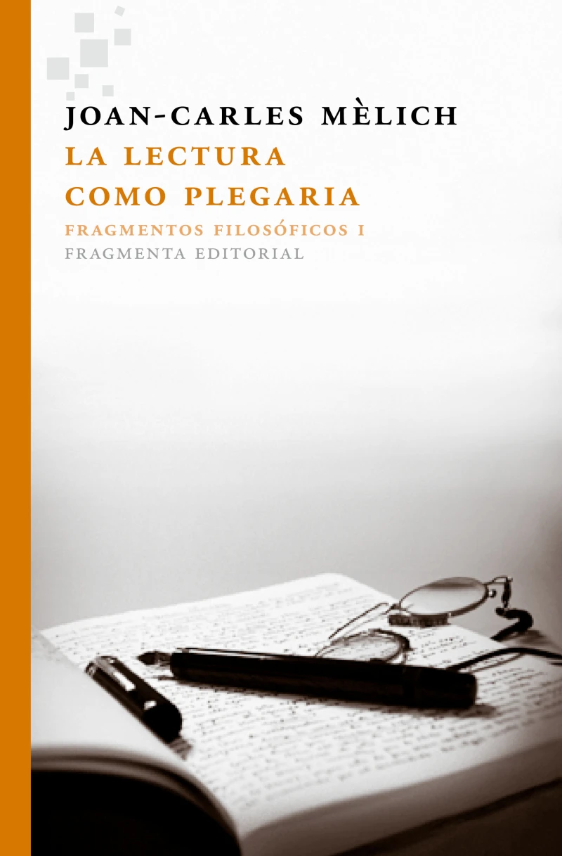 Portada: La lectura como plegaria