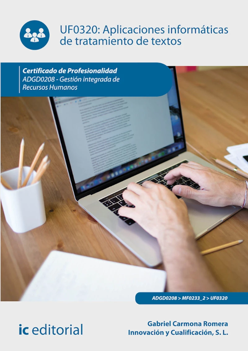 Portada: Aplicaciones informáticas de tratamiento de textos. ADGD0208