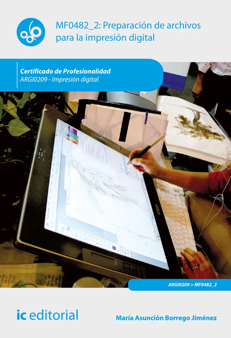 Portada: Preparación de archivos para la impresión digital. ARGI0209
