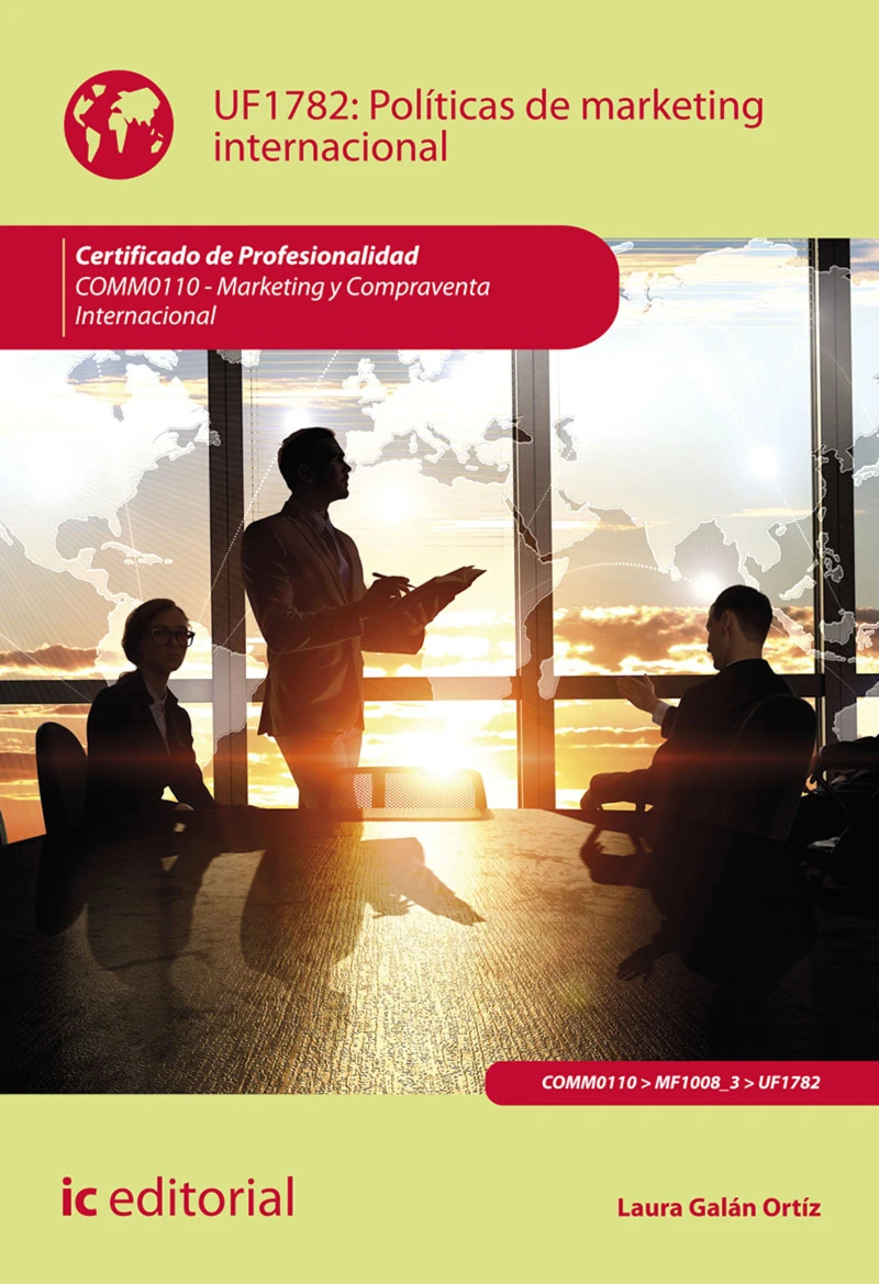 Portada: Políticas de marketing internacional. COMM0110