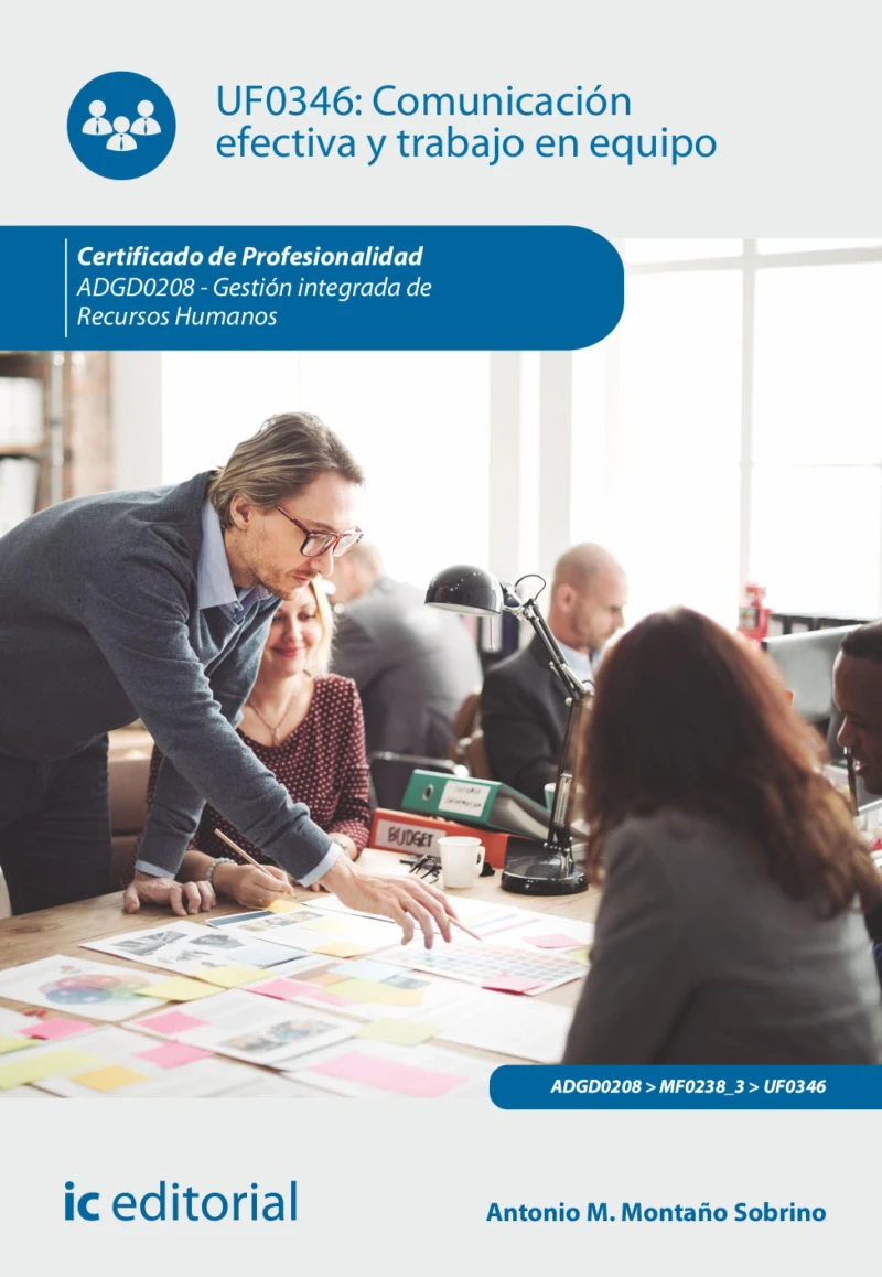 Portada: Comunicación efectiva y trabajo en equipo. ADGD0208