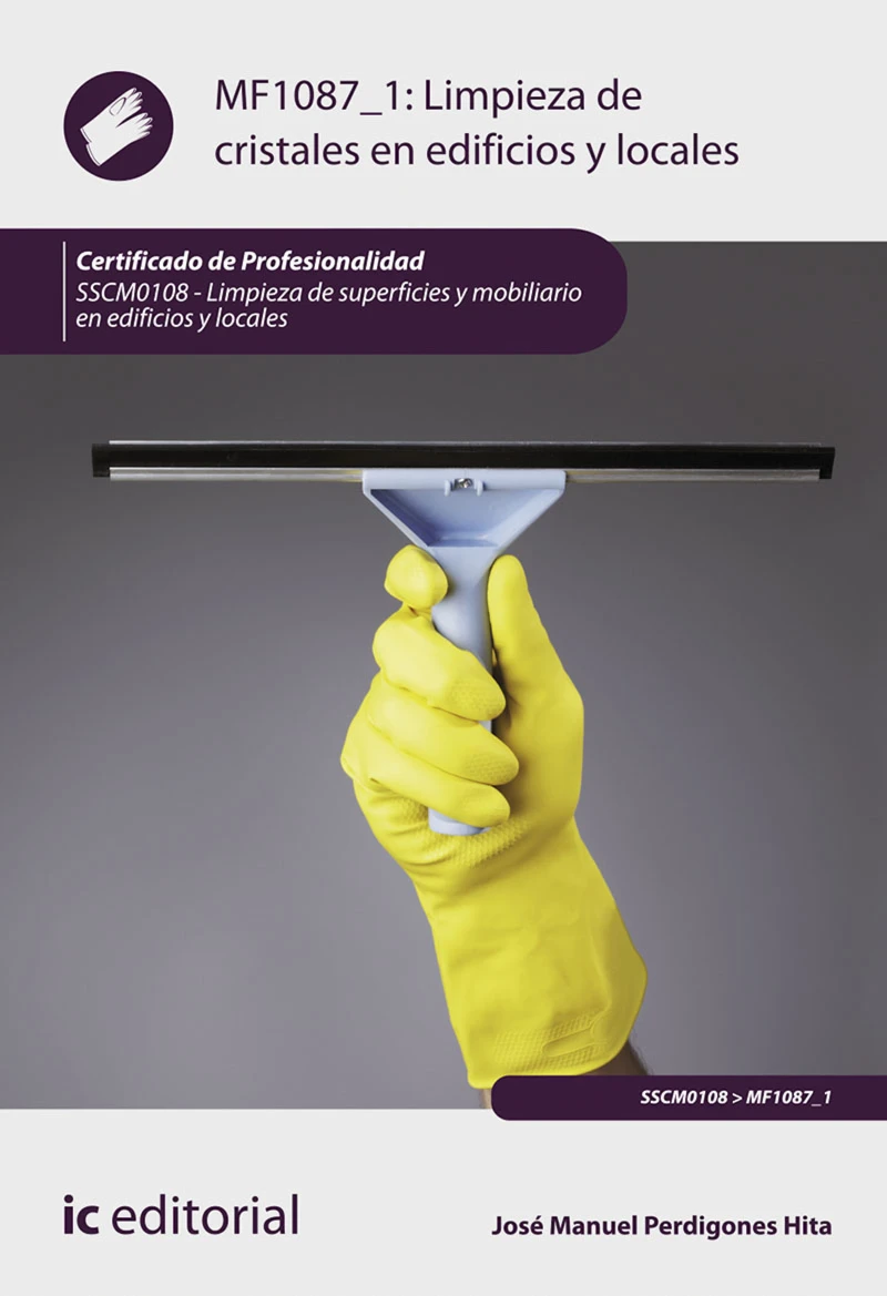 Portada: Limpieza de cristales en edificios y locales. SSCM0108
