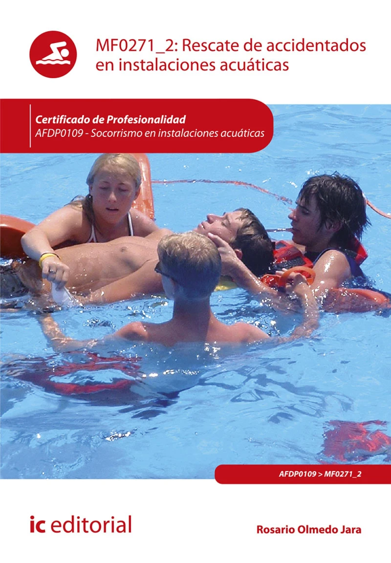 Portada: Rescate de accidentados en instalaciones acuáticas. AFDP0109
