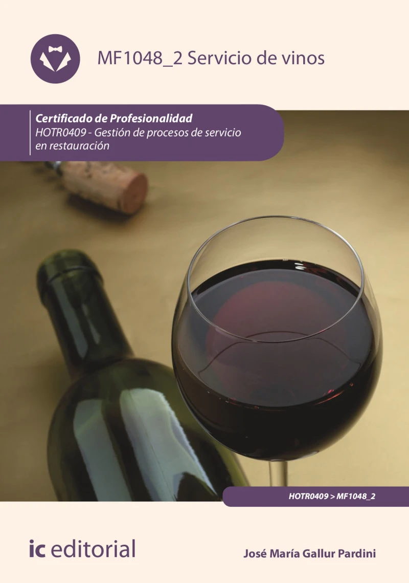 Portada: Servicio de vinos. HOTR0409