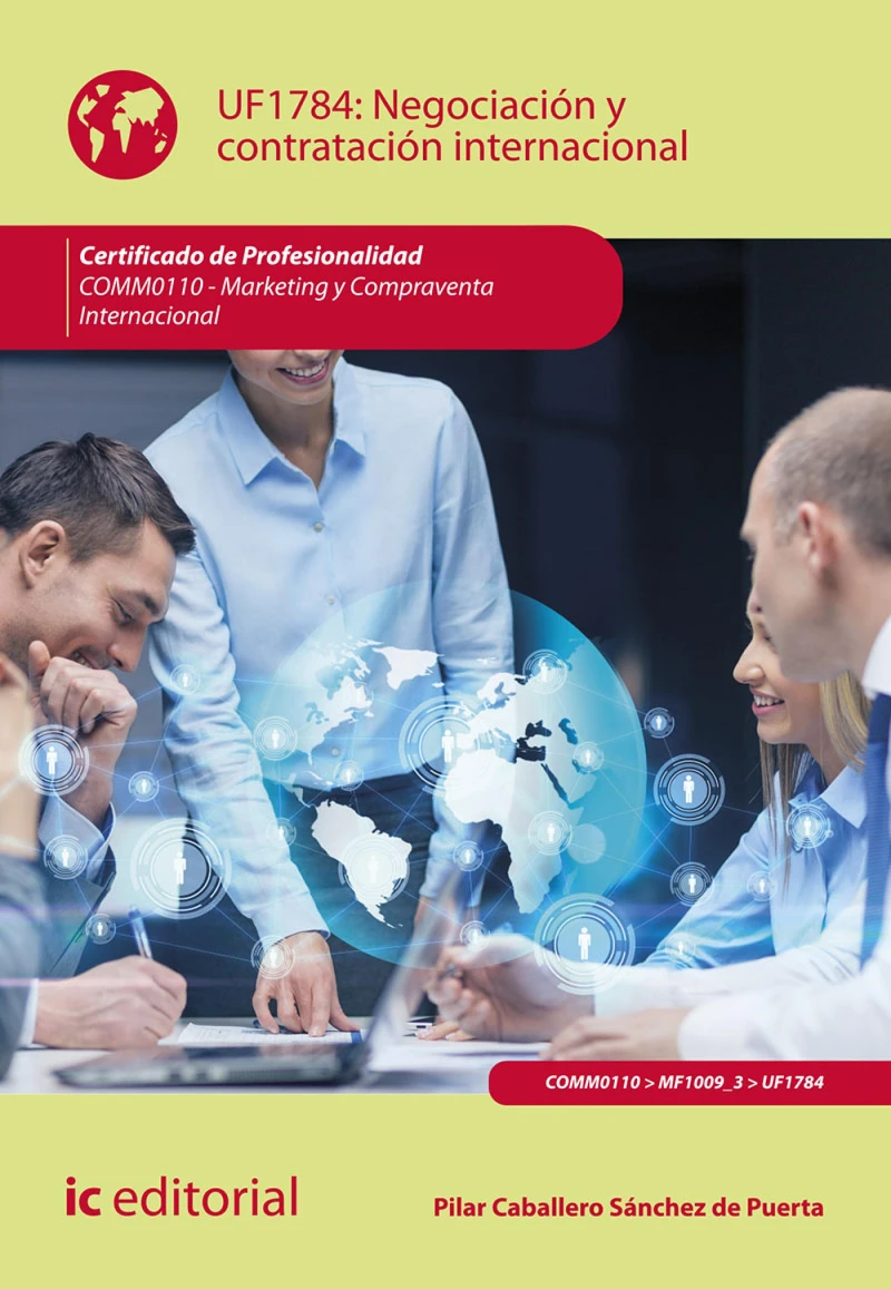 Portada: Negociación y contratación internacional. COMM0110