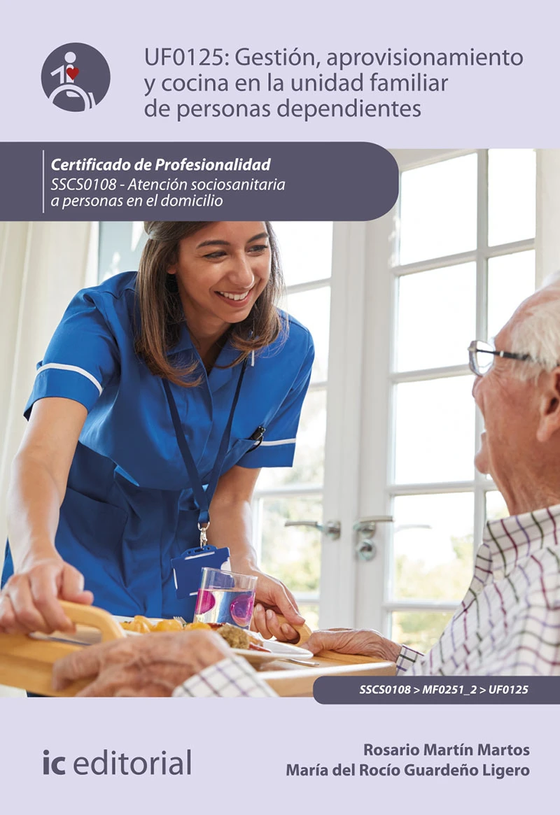 Portada: Gestión, aprovisionamiento y cocina en la unidad familiar de personas dependientes. SSCS0108