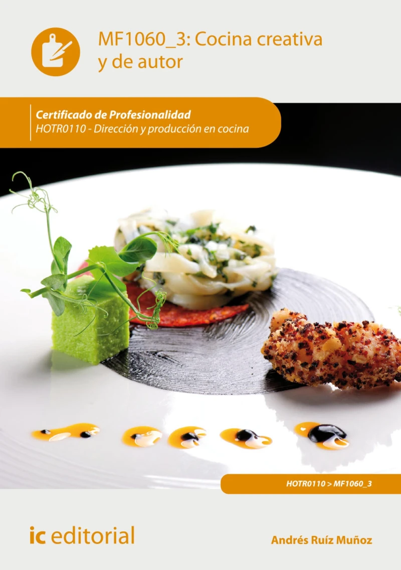 Portada: Cocina creativa y de autor. HOTR0110