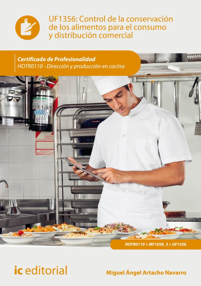 Portada: Control de la conservación de los alimentos para el consumo y distribución comercial. HOTR0110